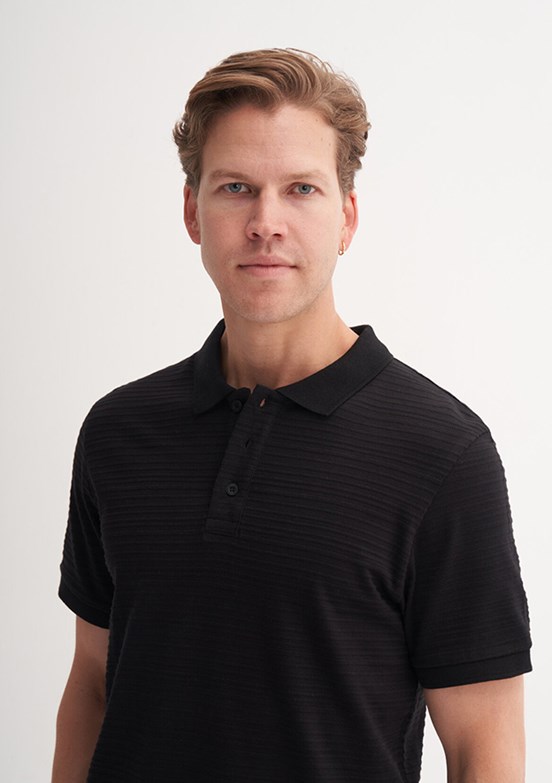 CAZADOR Siyah Erkek Polo Yaka T-Shirt