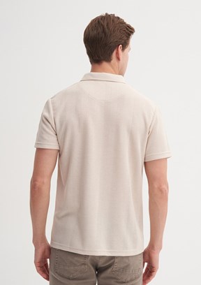 CAZADOR Caz 4222 Erkek Bej Polo Yaka T-Shirt