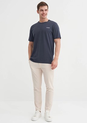 CAZADOR Antrasit Erkek Bisiklet Yaka T-Shirt