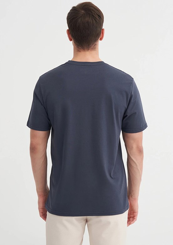 CAZADOR Antrasit Erkek Bisiklet Yaka T-Shirt