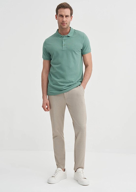 CAZADOR Mavi Erkek Polo Yaka T-Shirt