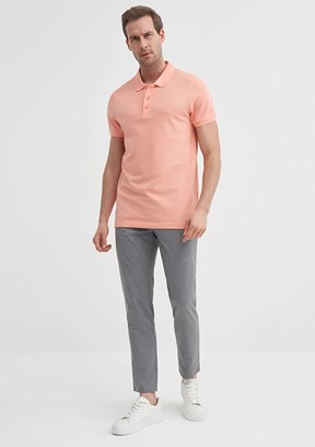 CAZADOR Turuncu Erkek Polo Yaka T-Shirt