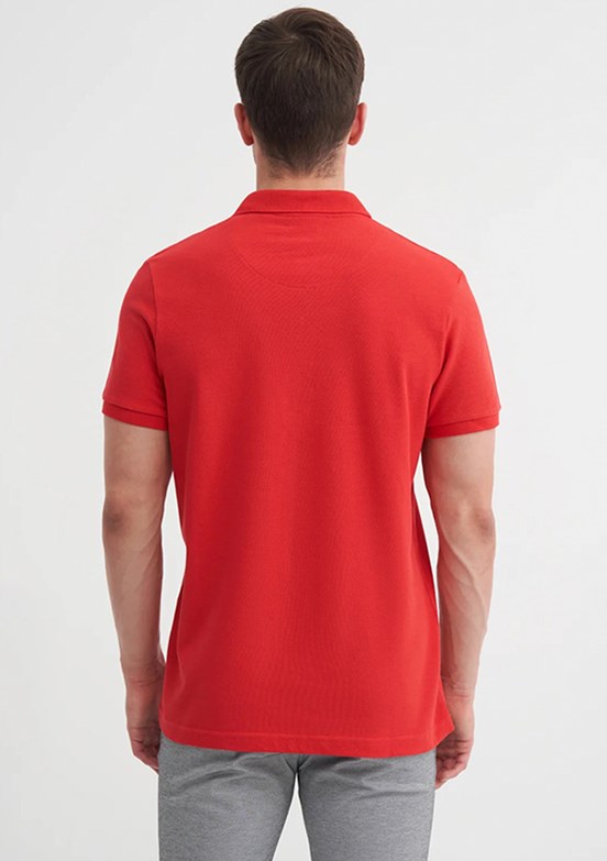 CAZADOR Kırmızı Erkek Polo Yaka T-Shirt
