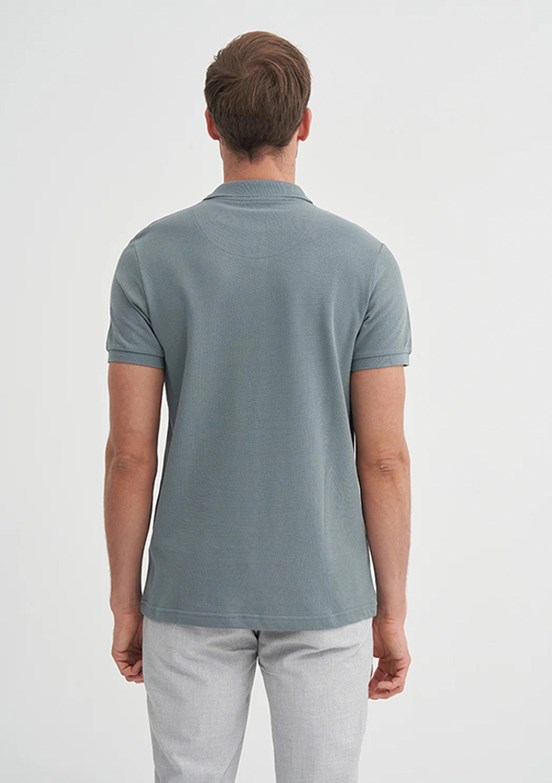 CAZADOR Gri Erkek Polo Yaka T-Shirt