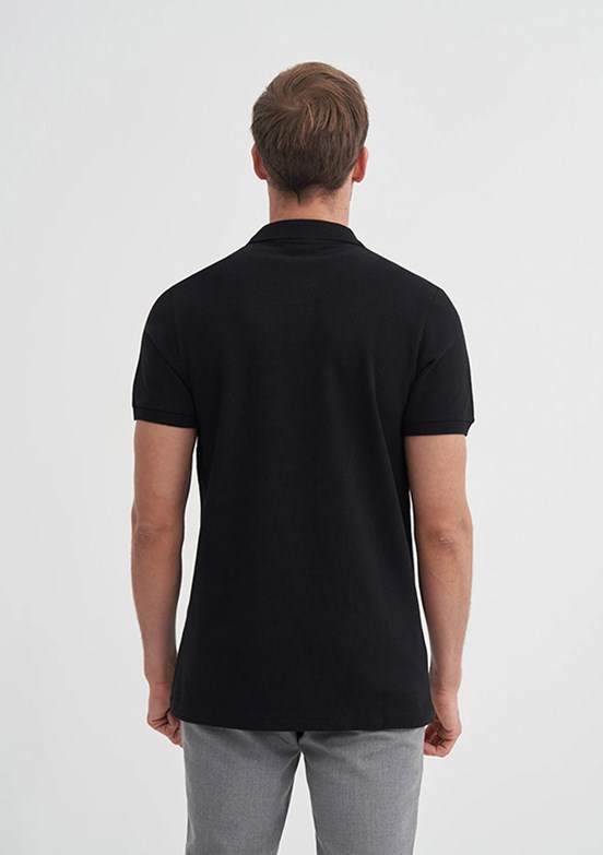 CAZADOR Siyah Erkek Polo Yaka T-Shirt