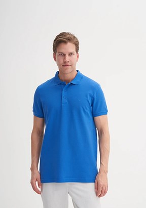 CAZADOR Civit Mavisi Erkek Polo Yaka T-shirt