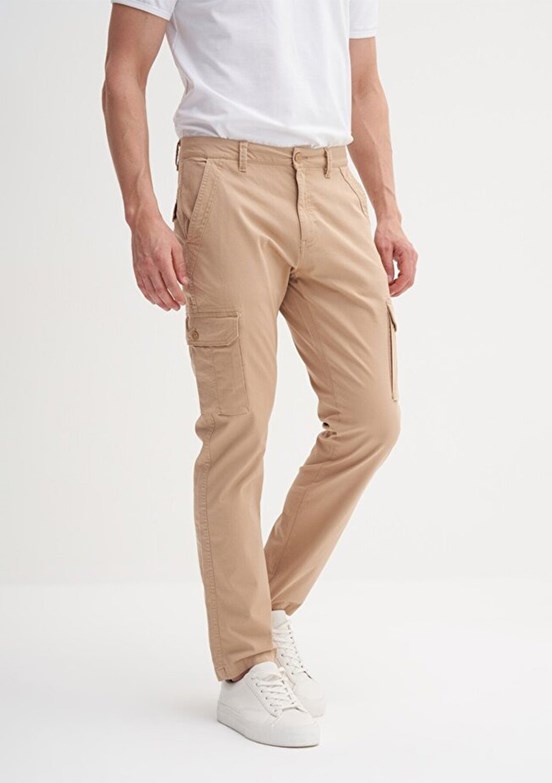 CAZADOR Caz 0012 Erkek Bej Kargo Pantolon