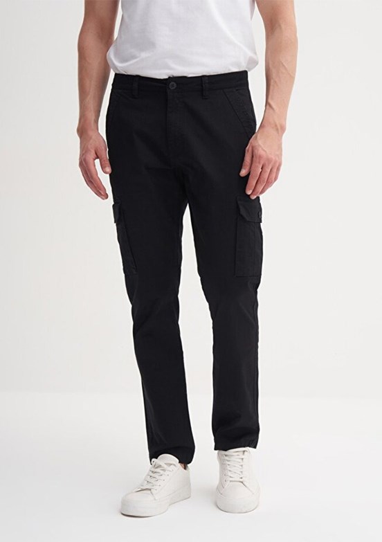 CAZADOR Caz 0012 Erkek Siyah Kargo Pantolon