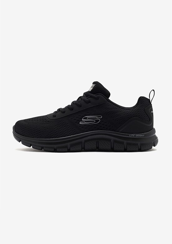 SKECHERS Track-Leshur - 232758TK BBK Erkek Siyah Yürüyüş Ayakkabısı