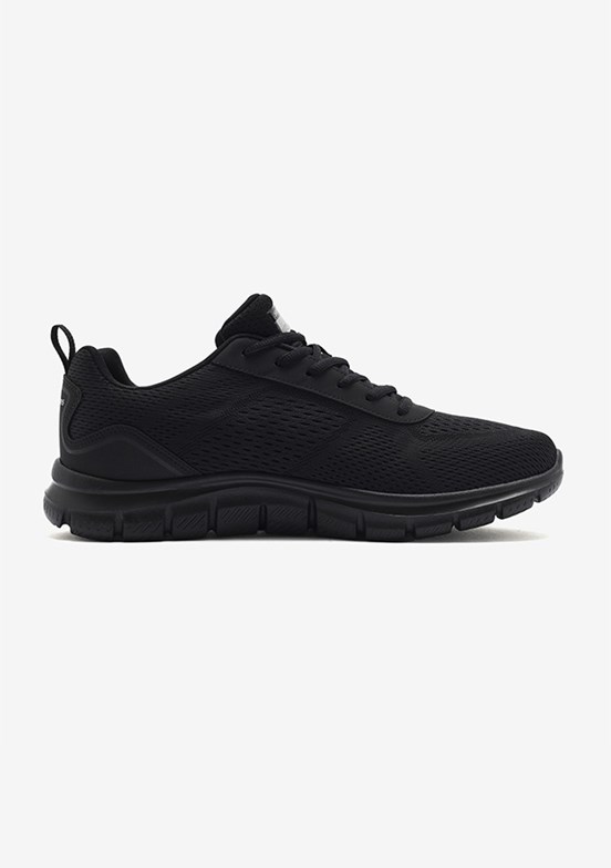 SKECHERS Track-Leshur - 232758TK BBK Erkek Siyah Yürüyüş Ayakkabısı