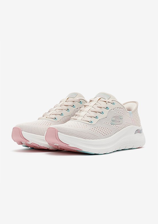 SKECHERS Arch Fit 2.0 Natürel Pembe Kadın Spor Ayakkabı