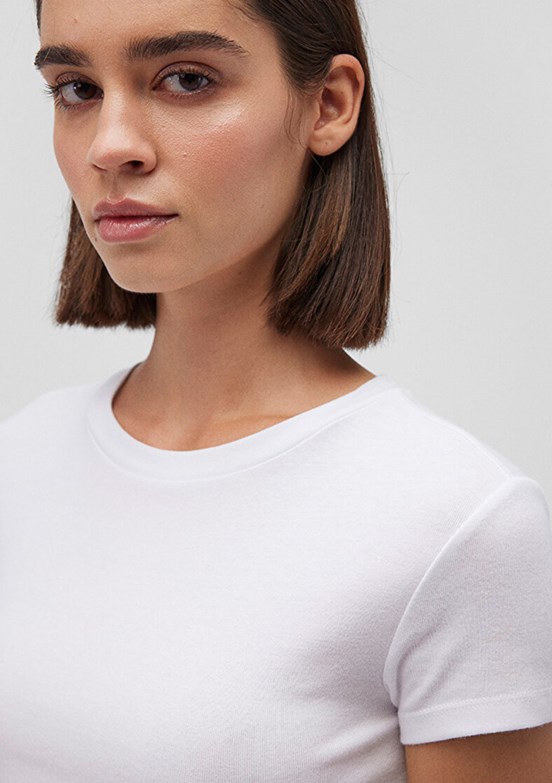 MAVİ Beyaz Kadın Basic T-Shirt