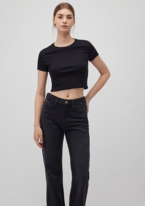 MAVİ Siyah Kadın Basic T-Shirt