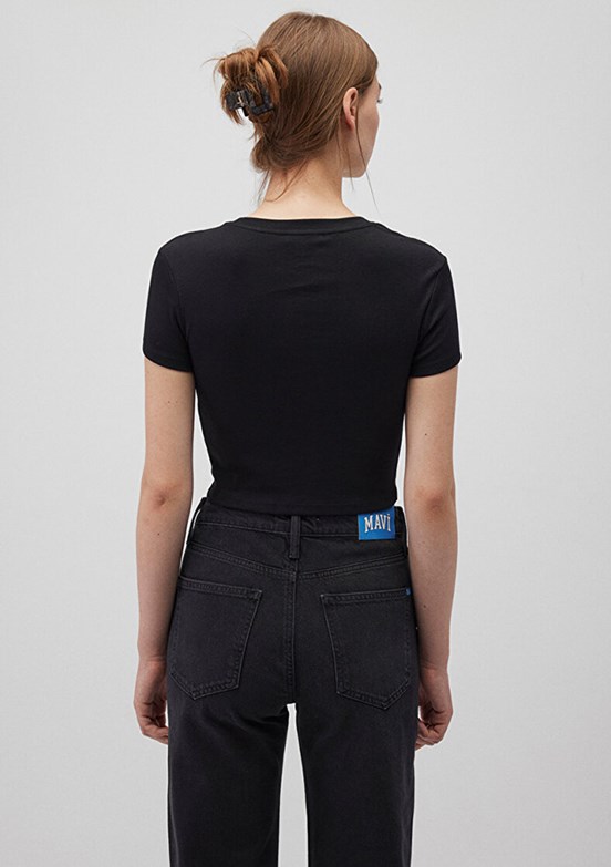 MAVİ Siyah Kadın Basic T-Shirt