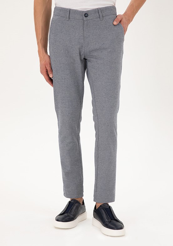 PİERRE CARDİN Lacivert Erkek Slim Pantolon
