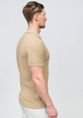 JOHNNY JOE Arana Vizon Erkek Triko T-shirt