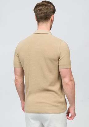 JOHNNY JOE Arana Vizon Erkek Triko T-shirt