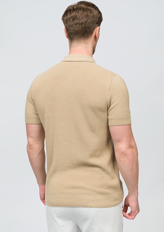 JOHNNY JOE Arana Vizon Erkek Triko T-shirt