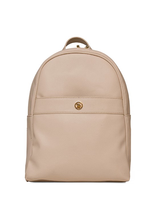 US POLO ASSN Bej Kadın Sırt Çantası