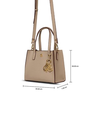 US POLO ASSN - US25187 Kadın Bej Çapraz Çanta
