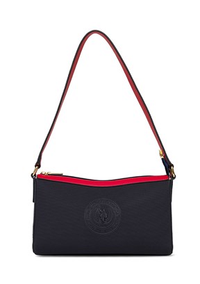 US POLO ASSN Lacıvert-Kırmızı-Beyaz Kadın Omuz Çantası