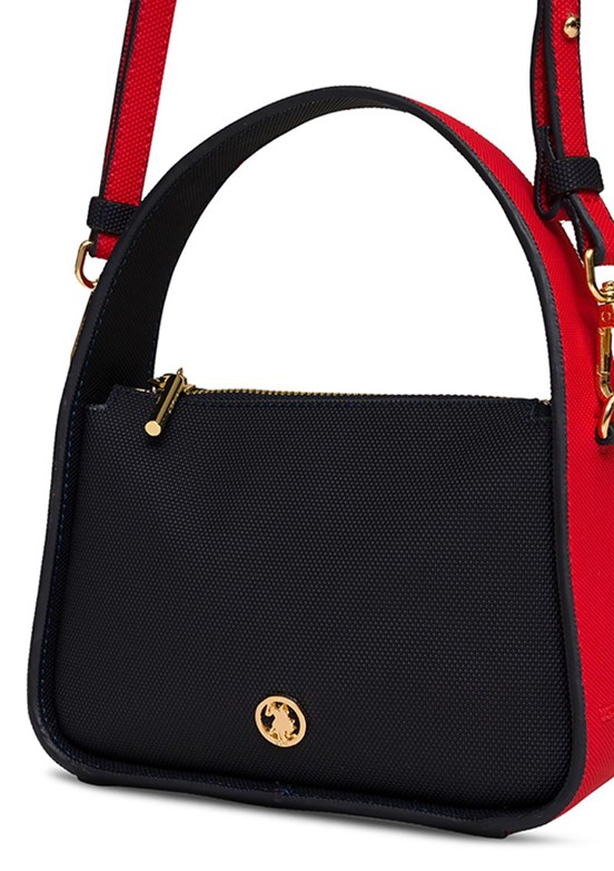 US POLO ASSN Beyaz Lacivert Kadın Çapraz Çanta