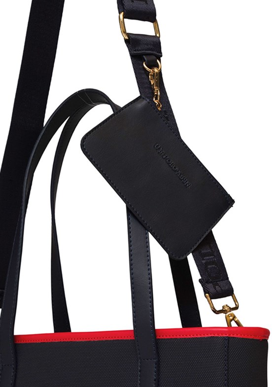 US POLO ASSN Lacivert Kırmızı Kadın Omuz Çantası