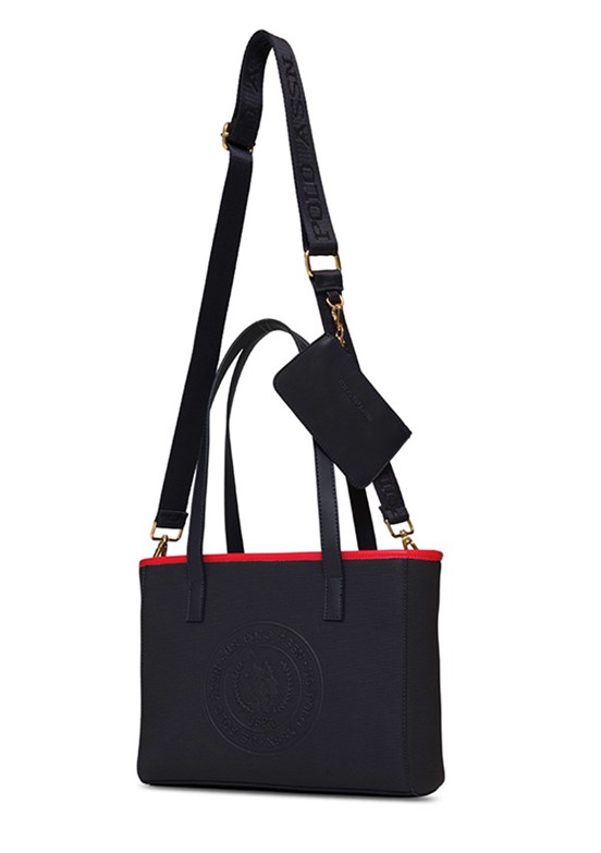 US POLO ASSN Lacivert Kırmızı Kadın Omuz Çantası