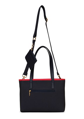 US POLO ASSN Lacivert Kırmızı Kadın Omuz Çantası