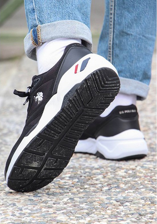 US POLO ASSN Siyah Erkek Sneaker Ayakkabı