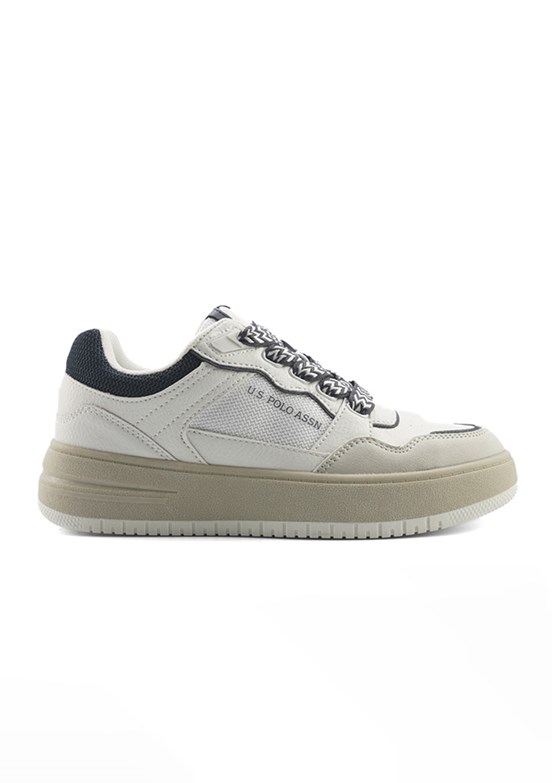 US POLO ASSN Beyaz Kadın Sneaker Ayakkabı