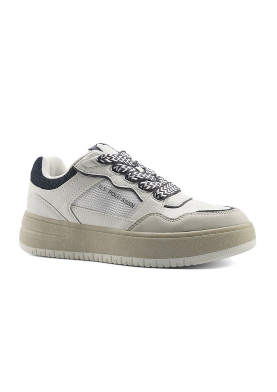 US POLO ASSN Beyaz Kadın Sneaker Ayakkabı
