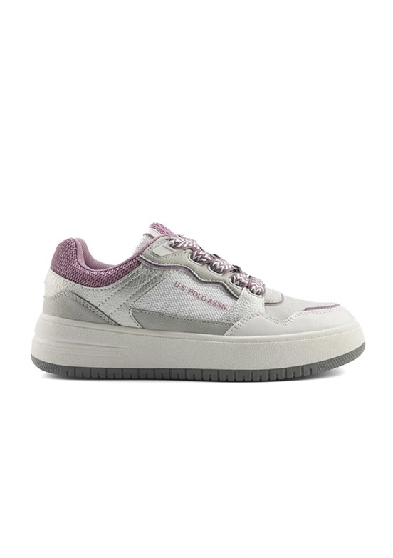 US POLO ASSN Beyaz Kadın Sneaker Ayakkabı