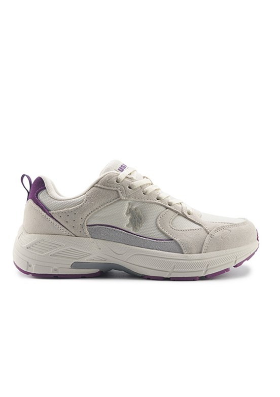 US POLO ASSN Bej Kadın SneakerAyakkabı