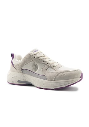 US POLO ASSN Bej Kadın SneakerAyakkabı