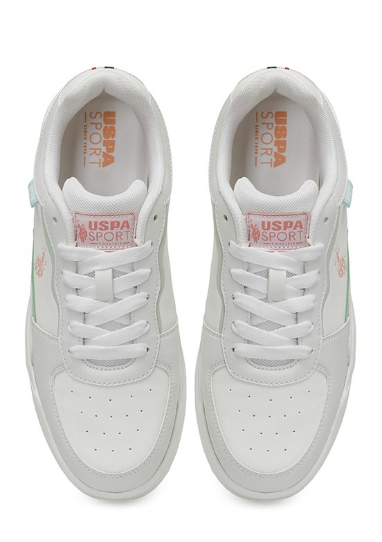 US POLO ASSN - A10194704512010 Kadın Beyaz Sneaker Ayakkabı