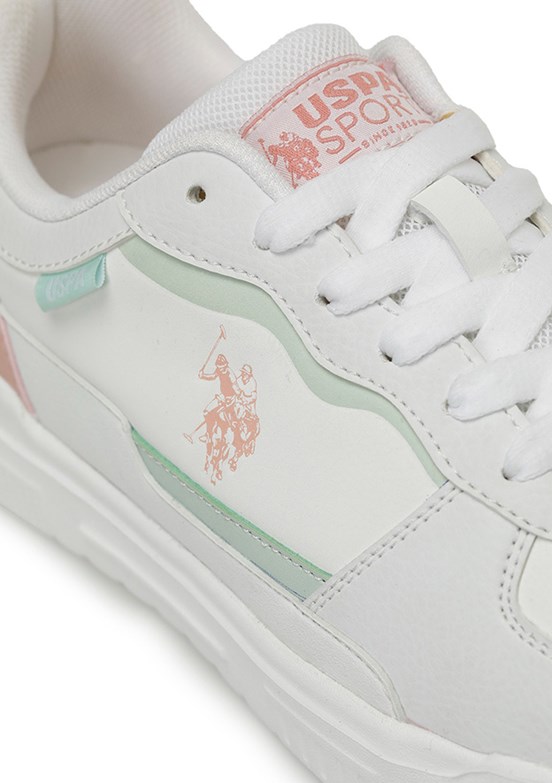 US POLO ASSN - A10194704512010 Kadın Beyaz Sneaker Ayakkabı