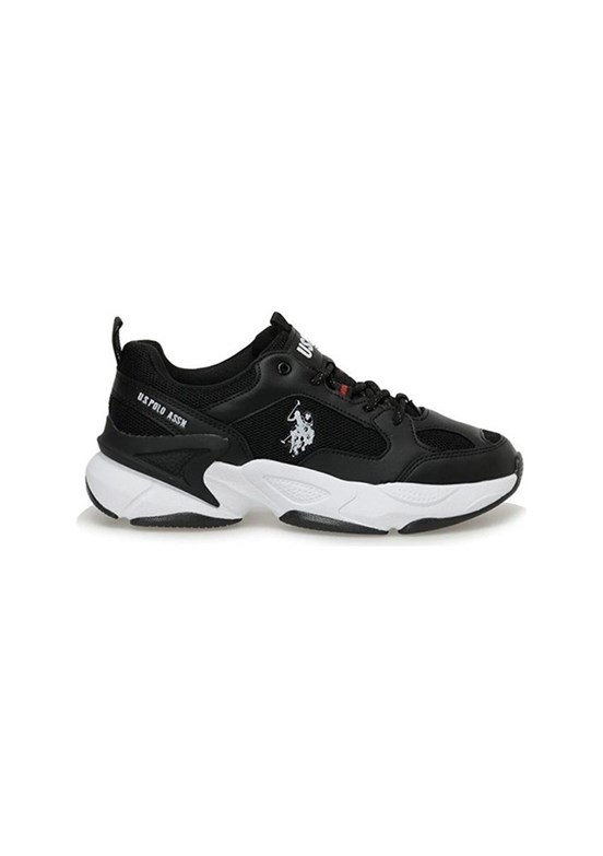US POLO ASSN Siyah Erkek Sneaker Ayakkabı