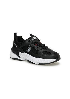 US POLO ASSN Siyah Erkek Sneaker Ayakkabı
