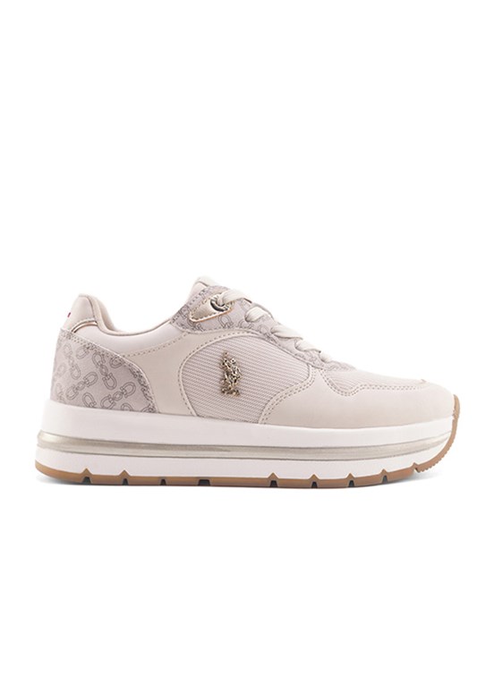 US POLO ASSN Bej Erkek Sneaker Ayakkabı