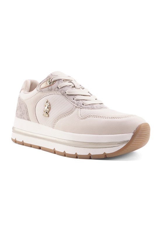 US POLO ASSN Bej Erkek Sneaker Ayakkabı