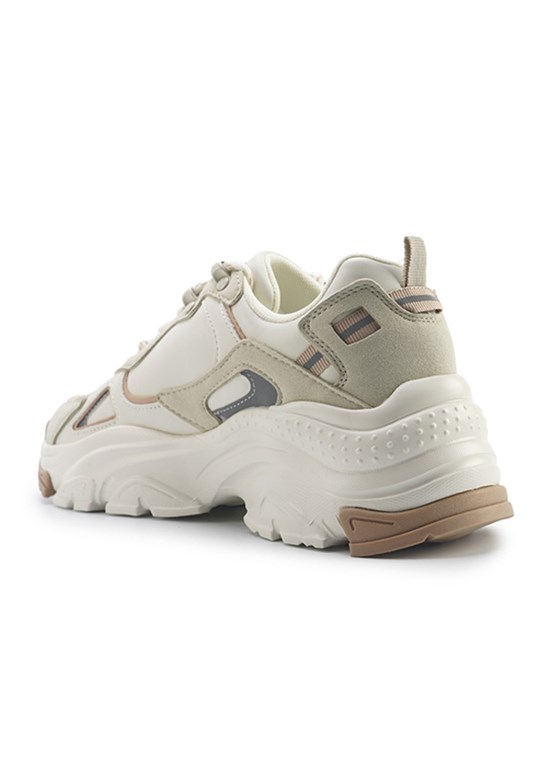 U.S. Polo Assn Bej Kadın Sneaker Ayakkabı