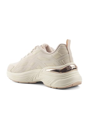 US POLO ASSN Bej Kadın SneakerAyakkabı
