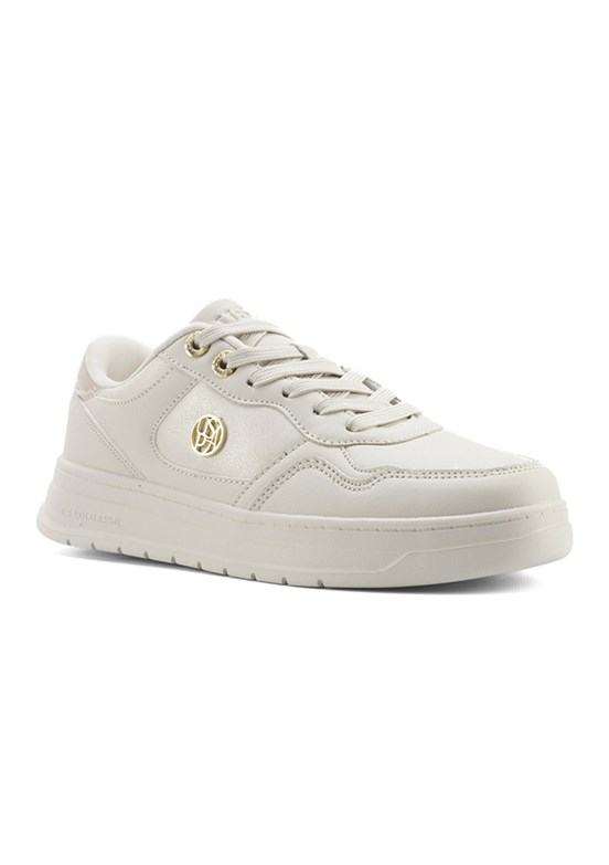 US POLO ASSN Emora 5Fx - A10194674212010 Kadın Bej Sneaker Ayakkabı