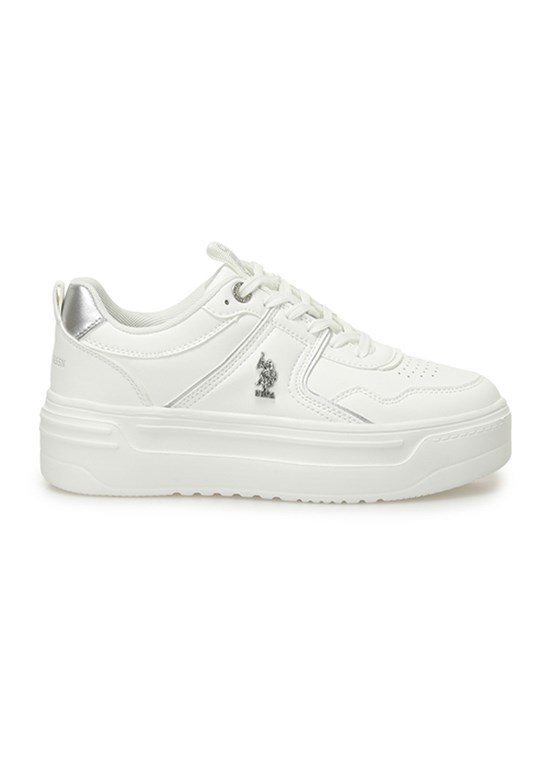 U.S. Polo Assn Beyaz Kadın Sneaker Ayakkabı