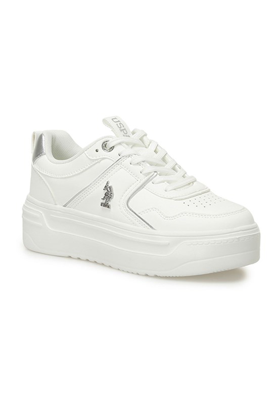 U.S. Polo Assn Beyaz Kadın Sneaker Ayakkabı