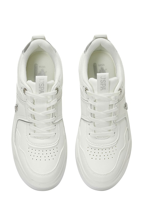 U.S. Polo Assn Beyaz Kadın Sneaker Ayakkabı