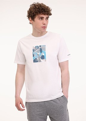LUMBERJACK ML CHEN 5FX Beyaz Erkek Kısa Kol T-shirt