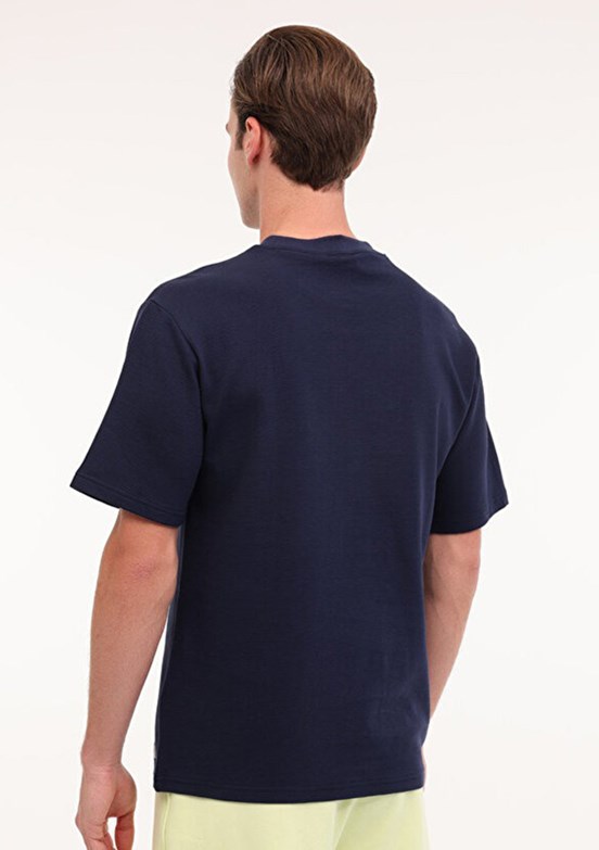 LUMBERJACK ML Jasper 11URB1064 5FX İndigo Erkek Kısa Kol T-shirt