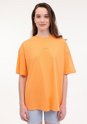 LUMBERJACK WL Saino 11F204 5FX Turuncu Kadın Kısa Kol T-shirt